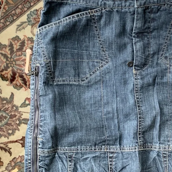 Le Marithé François Girbaud Knee Length Skirt